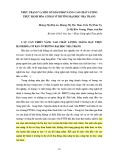 Thực trạng và một số giải pháp nâng cao chất lượng thực hành Hóa cơ bản ở trường Đại học Nha Trang