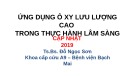 Bài giảng Ứng dụng ô xy lưu lượng cao trong thực hành lâm sàng - Ts.Bs. Đỗ Ngọc Sơn