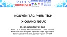 Bài giảng Nguyên tắc phân tích X quang ngực - TS. BS. Nguyễn Văn Thọ