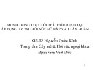 Bài giảng Monitoring CO2 cuối thì thở ra ET(CO2): Áp dụng trong hồi sức hô hấp và tuần hoàn - GS.TS Nguyễn Quốc Kính