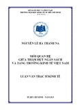 Luận văn Thạc sĩ Kinh tế: Mối quan hệ giữa thâm hụt ngân sách và tăng trưởng kinh tế Việt Nam