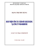 Luận văn Thạc sĩ Kinh tế: Hoàn thiện công tác chăm sóc khách hàng tại Công ty VMS-Mobifone