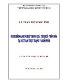 Luận văn Thạc sĩ Kinh tế: Định giá doanh nghiệp trong quá trình cổ phần hóa tại Việt Nam - Thực trạng và giải pháp