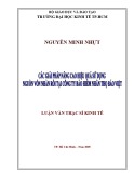 Luận văn Thạc sĩ Kinh tế: Các giải pháp nâng cao hiệu quả sử dụng nguồn vốn nhàn rỗi tại Công ty Bảo hiểm Nhân thọ Bảo Việt