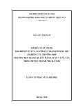 Luận văn Thạc sĩ Xã hội học: Sở hữu và sử dụng bảo hiểm y tế của người dân thành phố Hà Nội (Nghiên cứu trường hợp phường Kim Giang, quận Thanh Xuân và xã Tân Triều, huyện Thanh Trì, thành phố Hà Nội)