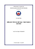Luận văn Thạc sĩ Kinh tế: Kiểm soát vốn vào Việt Nam - Thực trạng và giải pháp