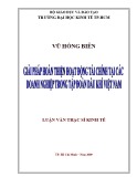 Luận văn Thạc sĩ Kinh tế: Giải pháp hoàn thiện hoạt động tài chính tại các doanh nghiệp trong Tập đoàn Dầu khí Việt Nam