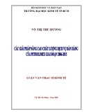 Luận văn Thạc sĩ Kinh tế: Các giải pháp nâng cao chất lượng dịch vụ bán hàng của Petrolimex giai đoạn 2006-2015