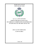 Khóa luận tốt nghiệp: Đánh giá tình trạng dự trữ sắt qua xét nghiệm sắt và ferritin huyết thanh ở bệnh nhân mắc bệnh thận mạn chưa điều trị thay thế