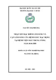 Khóa luận tốt nghiệp: Nhận xét đặc điểm lâm sàng và cận lâm sàng của bệnh giác mạc bọng tại Bệnh viện Mắt trung ương năm 2018-2020