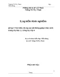 Sáng kiến kinh nghiệm Tiểu học: Tìm hiểu những sai sót thường gặp ở học sinh trong dạy học các dạng toán lớp 4