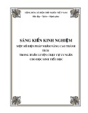 áng kiến kinh nghiệm Tiểu học: Một số biện pháp nhằm nâng cao thành tích trong huấn luyện chạy cự ly ngắn cho học sinh tiểu học