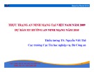 Bài giảng Thực trạng an ninh mạng tại Việt Nam năm 2009 dự báo xu hướng an ninh mạng năm 2010