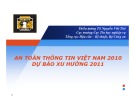 Bài giảng An toàn thông tin Việt Nam 2010 dự báo xu hướng 2011