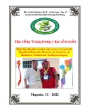 Học tiếng Trung trong y học cổ truyền