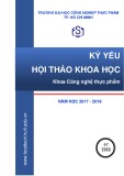 Kỷ yếu Hội thảo khoa học khoa Công nghệ thực phẩm năm học 2017-2018