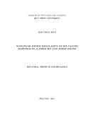 Doctoral thesis in Mathematics: Nonlinear metric regularity of set-valued mappings on a fixed set and applications