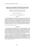 Khảo sát quá trình kết tủa protein từ dịch trích protein bèo tấm bằng tác nhân Ethanol và Acid