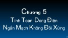 Bài giảng Phân tích ngắn mạch trong Hệ thống điện: Chương 5  - TS. Trương Ngọc Minh