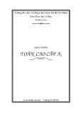 Giáo trình Toán cao cấp A2 - Trường ĐH Sư phạm Kỹ thuật TP.HCM