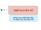 Bài giảng Phương pháp phân tích hiện đại - Chương 9: Phổ hấp thu và phát xạ nguyên tử