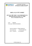 Khóa luận tốt nghiệp: Kế toán tiêu thụ và xác định kết quả kinh doanh tại Công ty TNHH TM - DV Bách Tùng Gia