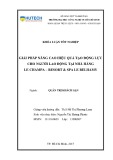 Khóa luận tốt nghiệp: Giải pháp nhằm nâng cao hiệu quả tạo động lực cho người lao động tại nhà hàng Le Champa – Resort & Spa Le Belhamy