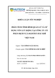 Khóa luận tốt nghiệp: Phân tích tình hình quản lý và sử dụng vốn lưu động tại Công ty cổ phần dịch vụ logistics dầu khí Việt Nam