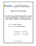 Khóa luận tốt nghiệp: Các nhân tố ảnh hưởng đến khả năng trả nợ của khách hàng cá nhân tại Ngân hàng TMCP An Bình – Chi nhánh Sài Gòn