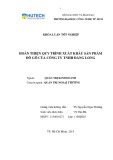 Khóa luận tốt nghiệp: Hoàn thiện quy trình xuất khẩu sản phẩm đồ gỗ của Công ty TNHH Đăng Long