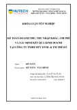 Khóa luận tốt nghiệp: Kế toán doanh thu, thu nhập khác, chi phí và xác định kết quả kinh doanh tại Công ty TNHH MTV DVDL & TM Thế Kỷ