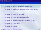 Bài giảng Tin học đại cương (Phần 3: Lập trình C): Chương 1 - Viện Công nghệ Thông tin & Truyền thông