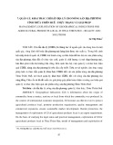 Quản lý, khai thác chỉ dẫn địa lý cho nông sản địa phương tỉnh Thừa Thiên Huế - Thực trạng và giải pháp