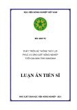 Luận án Tiến sĩ: Phát triển hệ thống thủy lợi phục vụ sản xuất nông nghiệp trên địa bàn tỉnh Nam Định