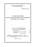 Sáng kiến kinh nghiệm THPT: Thiết kế bảng mô đun thực hành dàn trải cho phần kỹ thuật điện tử môn Công nghệ 12