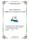 Sáng kiến kinh nghiệm THPT: Phân loại và phương pháp giải một số dạng bài tập cơ bản về tụ điện