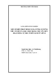 Sáng kiến kinh nghiệm THPT: Một số phương pháp nhằm tăng cường sự hứng thú, tò mò của học sinh trong việc tổ chức hoạt động tự học qua môn Lịch sử lớp 10