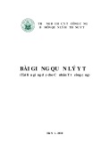 Bài giảng Quản lý y tế (Tài liệu giảng dạy cho Cử nhân Y tế công cộng)