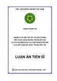 Luận án Tiến sĩ Nông nghiệp: Nghiên cứu một số yếu tố ảnh hưởng đến chức năng buồng trứng bò sữa và thử nghiệm dụng cụ tẩm progesterone của Việt Nam sản xuất trong điều trị