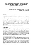 Thực trạng bán hàng vỉa hè ảnh hưởng đến giao thông và vệ sinh an toàn thực phẩm tại thành phố Hồ Chí Minh