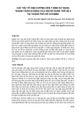 Các yếu tố ảnh hưởng đến ý định sử dụng thanh toán di động của người dùng thế hệ Z tại thành phố Hồ Chí Minh