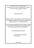 Master thesis English teaching methodology: Applications of task based language approach in textbooks for grade 10 students in developing listening skills - An action research