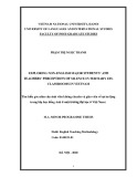 Master thesis English teaching methodology: Exploring non English major students’ and teachers’ perceptions of silence in tertiary EFL classrooms in Vietnam