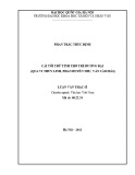 Luận văn Thạc sĩ Văn học: Cái tôi trữ tình thơ trẻ đương đại (qua Vi Thùy Linh, Phan Huyền Thư, Văn Cầm Hải)