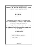 Master minor programme thesis English teaching methodology: Using simulations to improve English speaking skills for second year students majoring in hotel management at a college in Hanoi