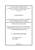 Master minor programme thesis English linguistics: Translation quality evaluation of Ankit Panda’s article "why did China set up an oil rig within Vietnamese waters? Why now and why Vietnam?" by four various translators