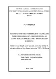 Master minor programme thesis English teaching methodology: Designing activities for effective vocabulary instruction among 10th - Grade students - An action research project at a high school in Hai Duong