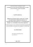 Master minor programme thesis English teaching methodology: Improving listening skills among non - Major English students through listening to conversations with subtitles - An action research project at a university in Hai Duong province