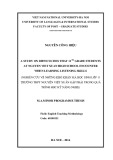 Master minor programme thesis English linguistics: A study on difficulties that 11th grade students at Nguyen Viet Xuan high school encounter when learning listening skills