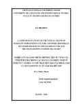 Master minor programme thesis English linguistics: A comparative study of the lexical means of modality employed in culture and sport editorials of commendation on the usatoday.com and the vietnamnews.vn from 2012 to 2015